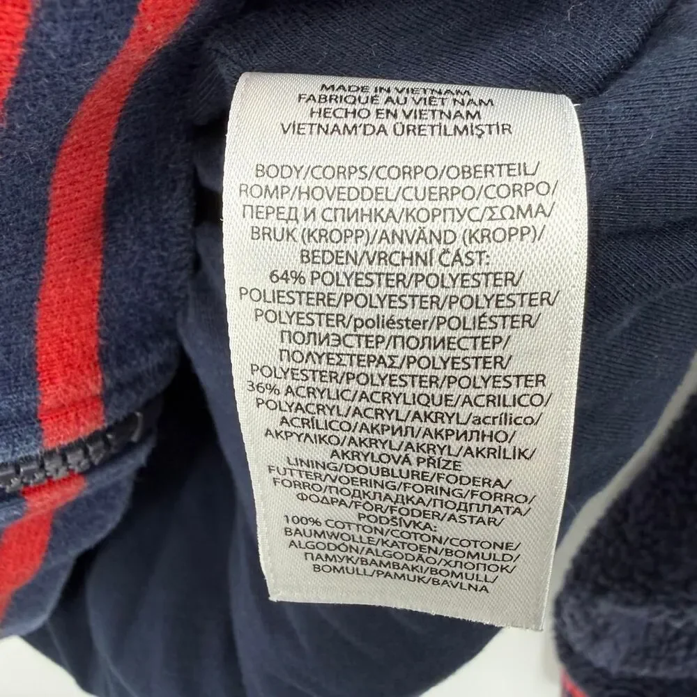Polo Ralph Lauren Men's M Navy Blue Sherpa Teddy Jacket‎